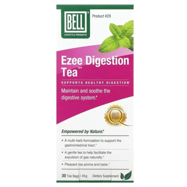 Здоров'я травної системи, Ezee Digestion Tea, Bell Lifestyle, чай, 30 чайних пакетиків (45 г)