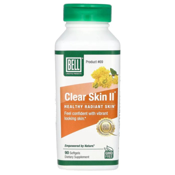 Чиста шкіра, Clear Skin II, Bell Lifestyle, 90 гелевих капсул