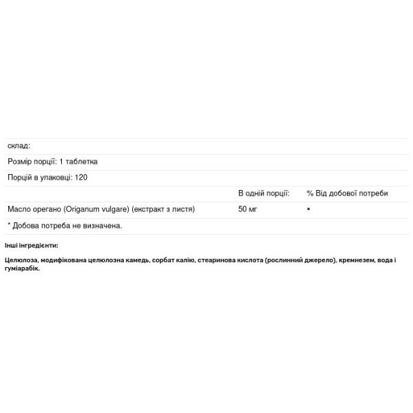 Масло орегано, ADP, Biotics Research, 120 таблеток