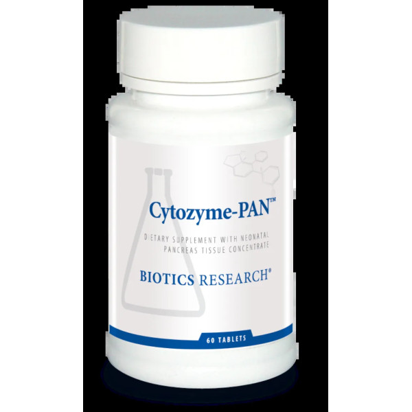 Підтримка підшлункової залози, Cytozyme-PAN (Neonatal Pancreas), Biotics Research, 60 таблеток