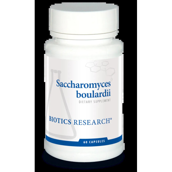 Сахаромицеты Буларди, Saccharomyces boulardii, Biotics Research, 60 капсул