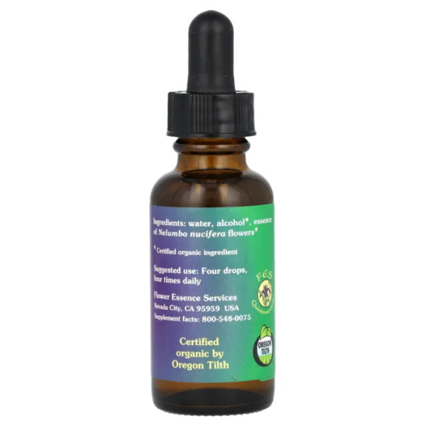 Лотос, Lotus, Flower Essence Services, квіткова есенція, 30 мл