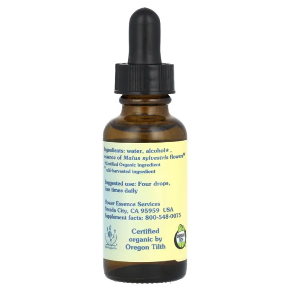 Дика яблуня, Crab Apple, Flower Essence, Flower Essence Services, квіткова есенція, 30 мл