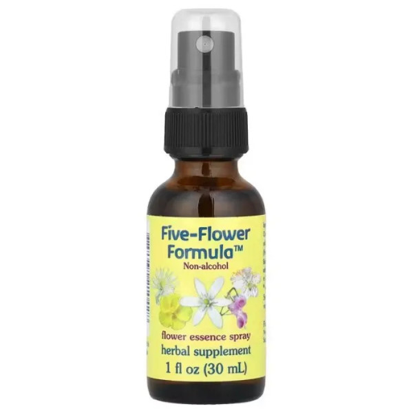 Формула від стресу, Five-Flower Formula, Flower Essence Services, квіткова есенція, не містить спирту, спрей, 30 мл