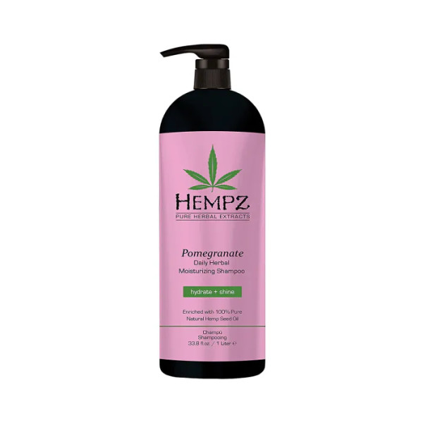 Зволожуюче шампунь для волосся, гранат, Pomegranate Herbal Shampoo, Hempz, 1 л.