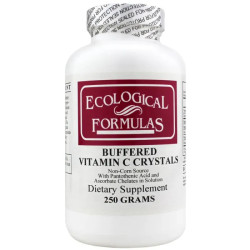 Витамин C 2500 мг буферизированный, Ecological Formulas Buffered Vitamin C Crystals, порошок, 250 г
