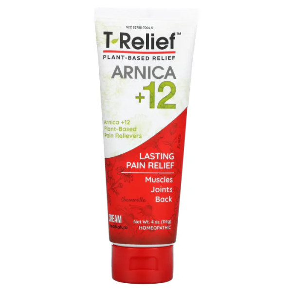 Крем для полегшення болю, T-Relief, Arnica +12, MediNatura, рослинний, 114 г