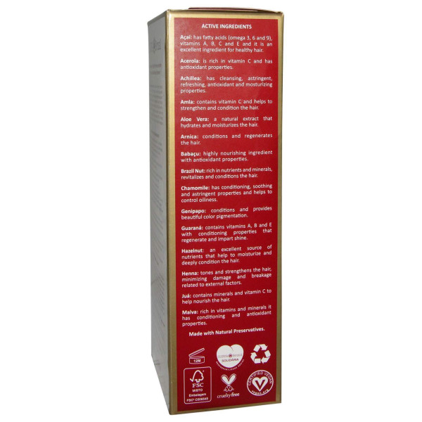 Фарба для волосся, Hair Coloring, Surya Henna, Бургундія, 70 мл.