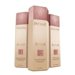 Кератиновый комплекс, Inoar Keratin complex Inoar G-Hair Premium, 3x1000 мл