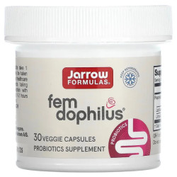 ФЭМ-дофилус 5 млрд КОЕ, Jarrow Formulas Vegan Fem Dophilus, 30 растительных капсул