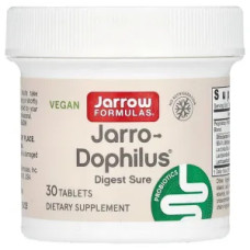 Пробиотик веган с пищеварительными ферментами, Vegan Jarro-Dophilus Jarrow Formulas, 30 таблеток, 5 млрд КОЕ