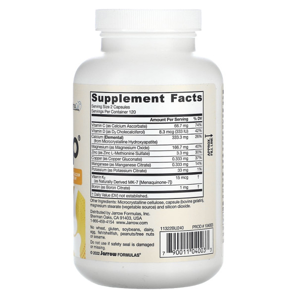 Вітаміни для кісток, Bone-Up, Jarrow Formulas, 240 капсул