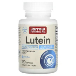 Лютеїн 20 мг, Jarrow Formulas Lutein, 120 капсул