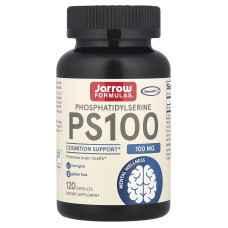 Фосфатидилсерин 100 мг, Jarrow Formulas Phosphatidylserine, 120 капсул