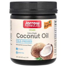 Кокосова олія, Jarrow Formulas Coconut Oil, органічна, 473 г