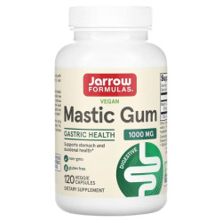 Смола мастикового дерева 500 мг, Jarrow Formulas Mastic Gum, 120 капсул