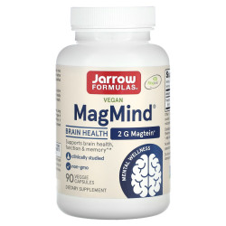 Витамины для мозга, Jarrow Formulas MagMind, 90 капсул