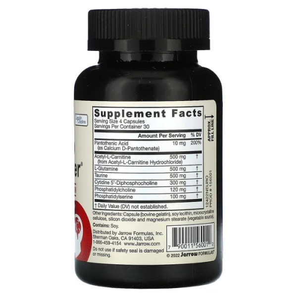 Вітаміни для пам'яті, Neuro Optimizer, Jarrow Formulas, 120 капсул