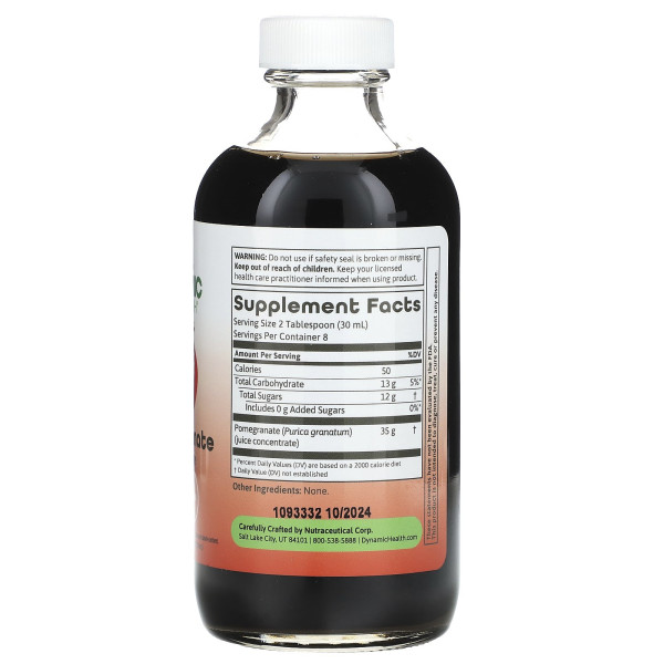 Гранатовий концентрат, Pomegranate Concentrate, Dynamic Health, 237 мл