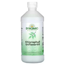 Хлорофіл рідкий, без смаку, Dynamic Health Laboratories Chlorophyll, 473 мл