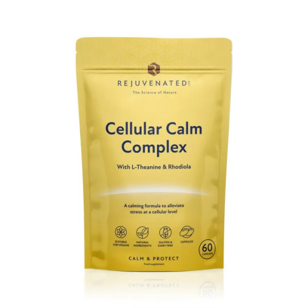 Комплекс антистрес, Cellular Calm Complex, Rejuvenated, 60 капсул