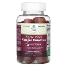 Яблучний оцет жувальні, Nature's Craft Apple Cider Vinegar Gummies, 60 жувальних таблеток