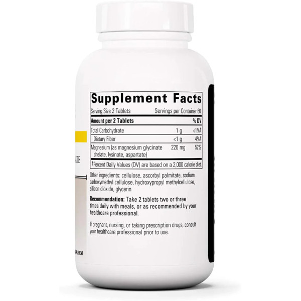 Магній гліцинат, Magnesium Glycinate Plus, Integrative Therapeutics, 120 таблеток