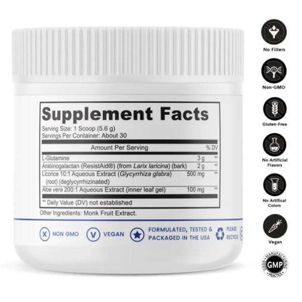 Підтримка травлення, Leaky Gut Defense, PURE Therapro Rx, порошок, 168 г