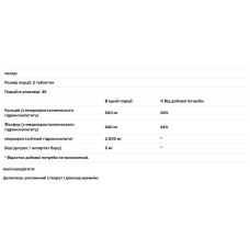 Кальцій мікрокристалічний гідроксіапатит, Douglas Laboratories Calcium Microcrystalline Hydroxyapatite, 90 таблеток