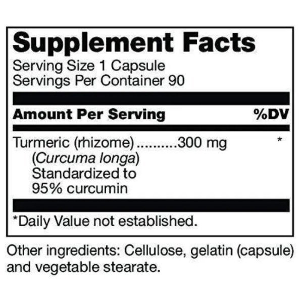 Куркумін, Ayur-Curcumin (Turmeric), Douglas Laboratories, 90 капсул