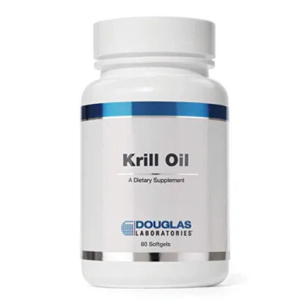 Масло криля, Krill Oil, Douglas Laboratories, для когнітивного і серцевого здоров'я, 60 капсул