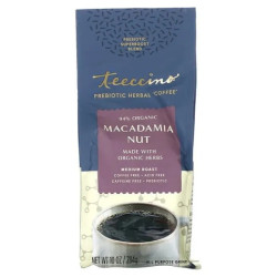 Трав'яний замінник кави без кофеїну з пребіотиком, Herbal Coffee Teeccino, середня обсмажування, смак горіх макадамія, 284 г