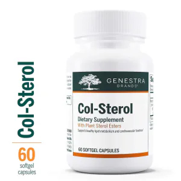Підтримка здорового рівня холестерину, Col-Sterol, Genestra Brands, 60 гелевих капсул