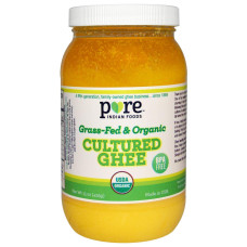 Олія гхі топлена органічна, Cultured Ghee Pure Indian Foods, 425 г