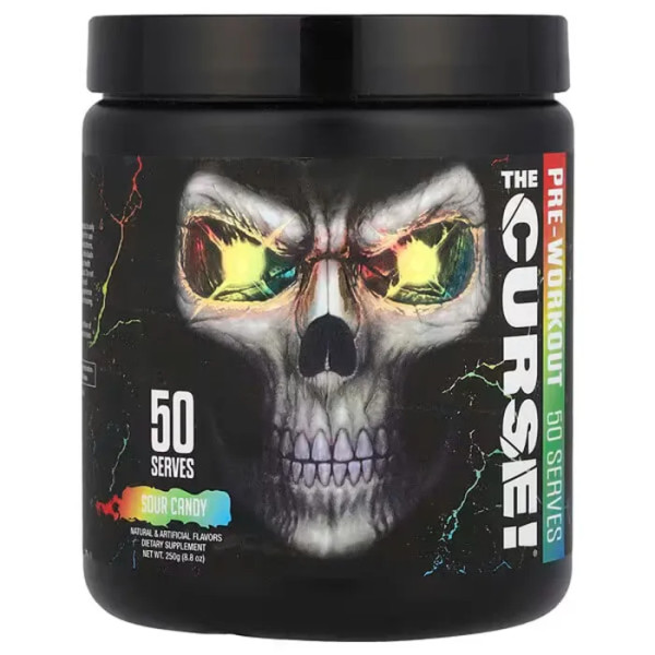 Передтренувальний комплекс, The Curse!® Pre-Workout, JNX Sports, кислі цукерки, 250 г