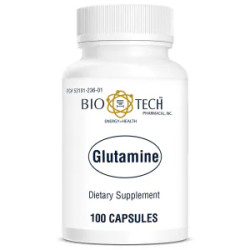 Глутамин, Glutamine Bio-Tech, 100 капсул