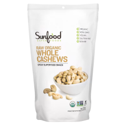 Кешью сирі органічні, Cashews Sunfood, 454 г