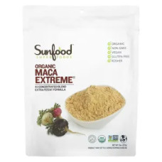 Мака корень порошок органик, Raw Maca Extreme Sunfood, 227 г
