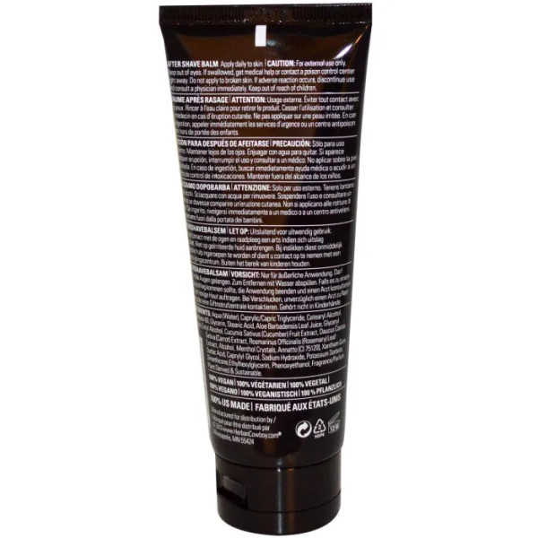 Бальзам після гоління, After Shave Balm, Herban Cowboy, зволожуюче, морква і огірок, 100 мл