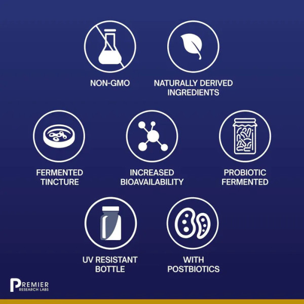 Здоров'я жовчного міхура, Fermented Gallbladder-ND, Premier Research Labs, пробіотики та ферменти, 235 мл
