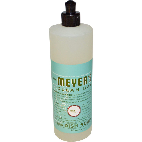 Рідина для миття посуду з ароматом вербени, Liquid Dish Soap, Mrs. Meyers Clean Day, 473 мл