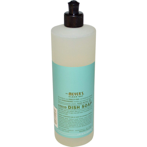 Рідина для миття посуду з ароматом вербени, Liquid Dish Soap, Mrs. Meyers Clean Day, 473 мл
