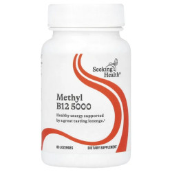 Метил B12 5000 мкг, леденцы, Seeking Health Methyl B12 5000, 60 леденцов