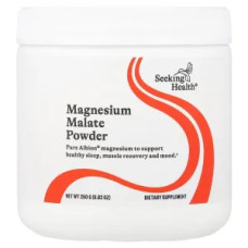 Магний малат 500 мг, Magnesium Malate Powder Seeking Health, порошок, 250 г