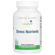 Стрес формула, підтримка надниркових залоз, Stress Nutrients Seeking Health, поживні речовини, 90 вегетаріанських капсул