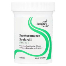 Сахароміцети буларді 5 млрд КУО, Saccharomyces Boulardii Seeking Health, 60 капсул