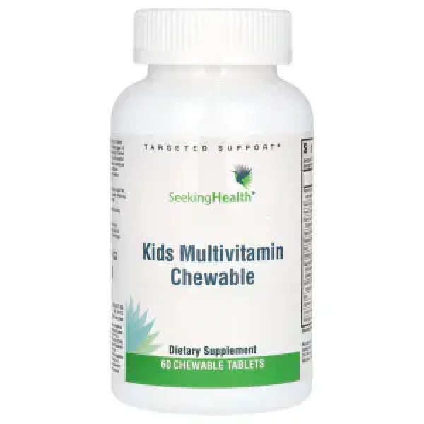 Мультивітаміни для дітей, Kids Multivitamin Chewable, Seeking Health, 60 жувальних таблеток