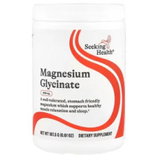 Магній гліцинат 200 мг, Magnesium Glycinate Powder Seeking Health, порошок, 187,5 г