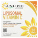 Вітамін С ліпосомальний з олією МСТ, Liposomal Vitamin C, SunLipid, 30 пакетів по 5 мл
