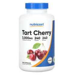 Екстракт вишні 3000 мг, Nutricost Tart Cherry, 240 капсул